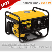 100% copper wire 2.5 kw gasoline generator set with CE and GS